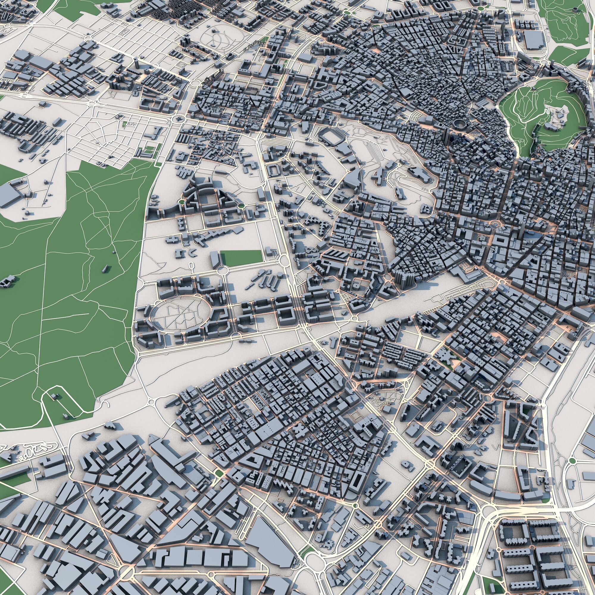 Alicante City Spain 3D model_8