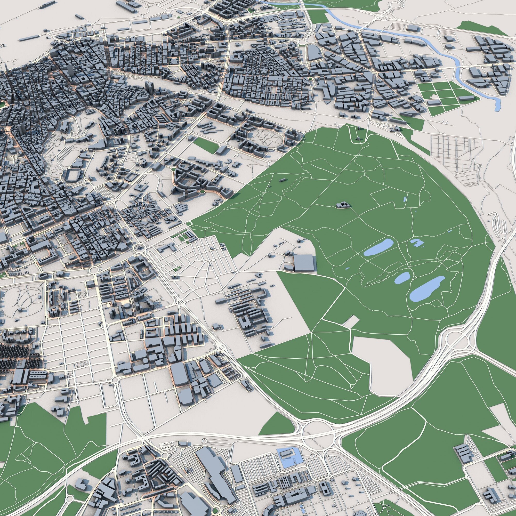 Alicante City Spain 3D model_6