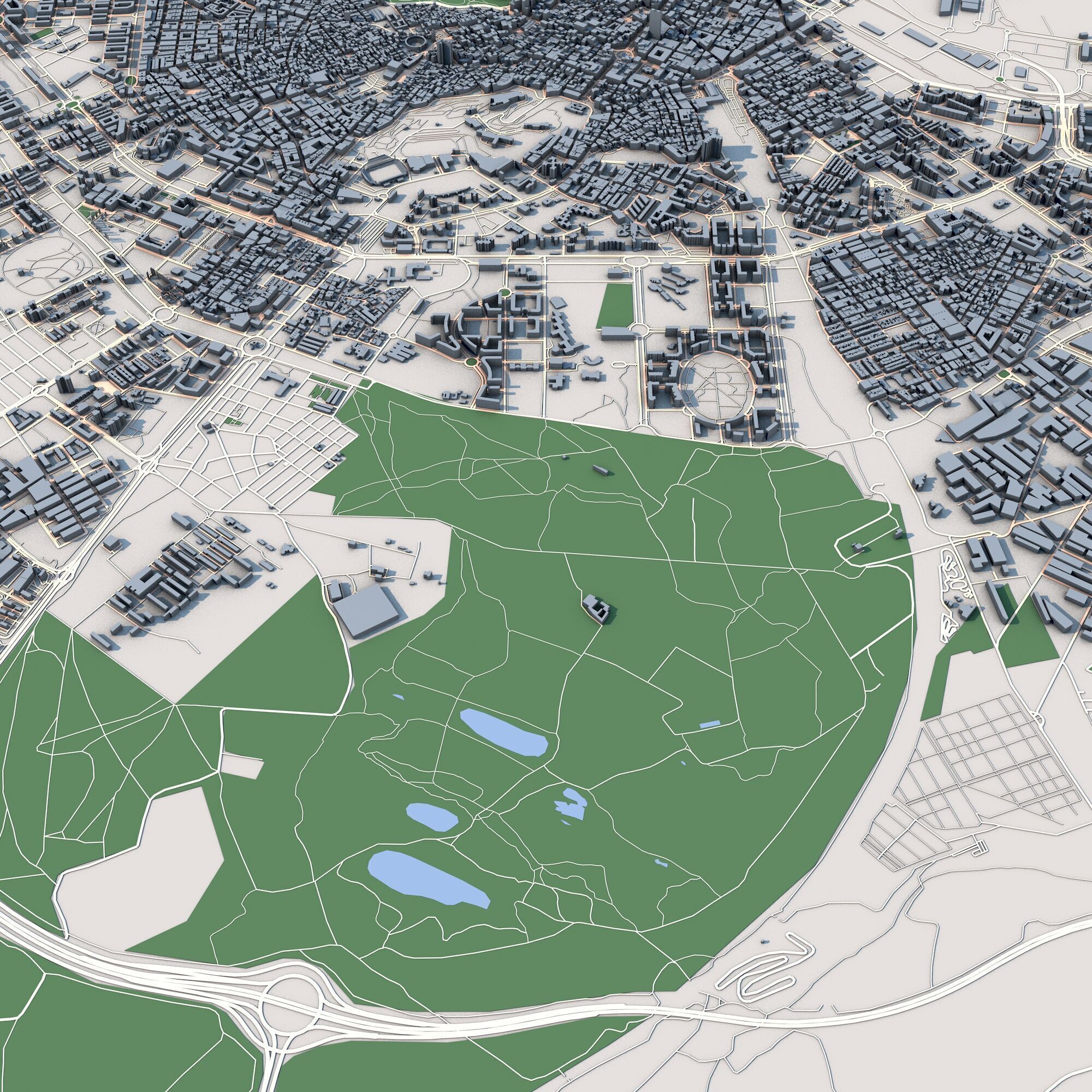 Alicante City Spain 3D model_7