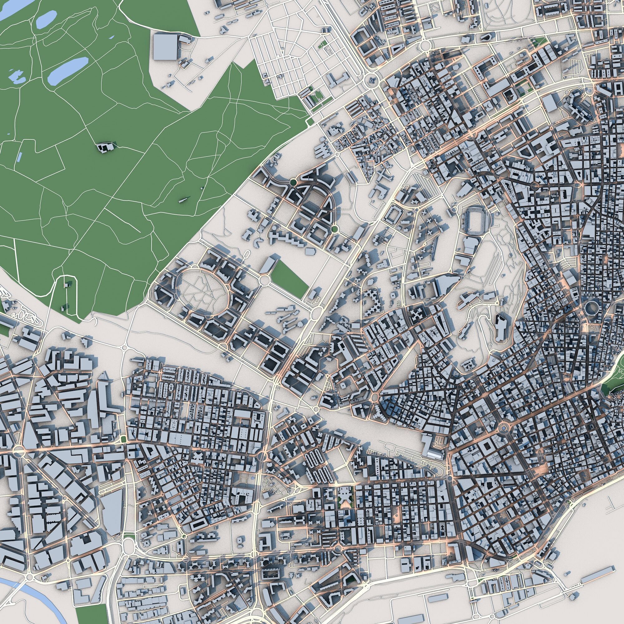 Alicante City Spain 3D model_2