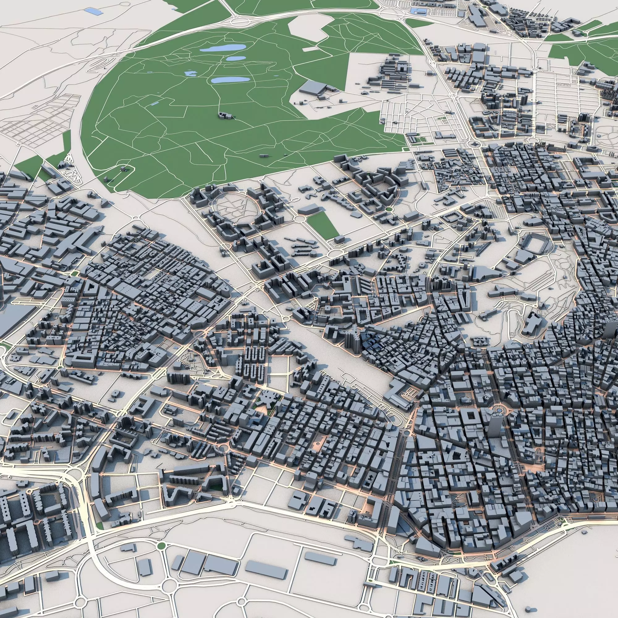 Alicante City Spain 3D model_0