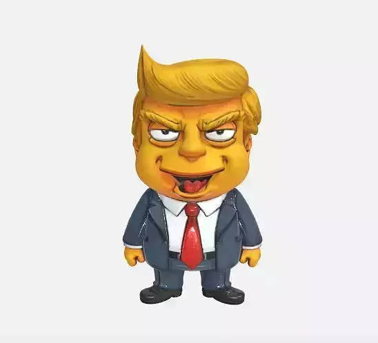 Donald Trump Bobblehead Figure of President simpson