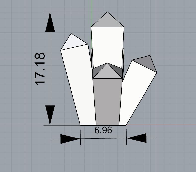 Lego-like Crystal 3D print model_11