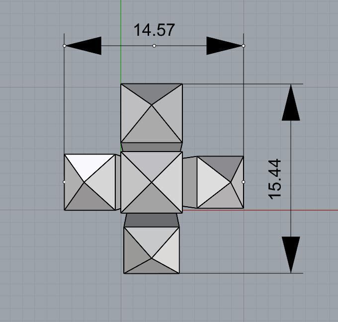 Lego-like Crystal 3D print model_12