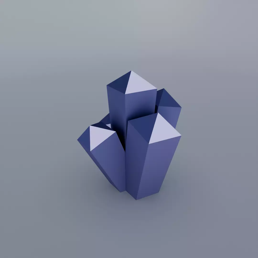 Lego-like Crystal 3D print model_0