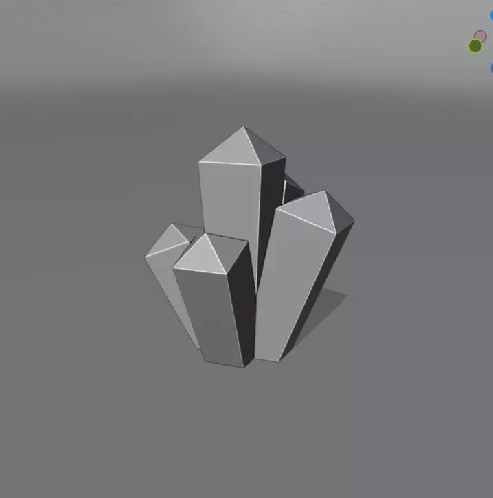 Lego-like Crystal 3D print model_2