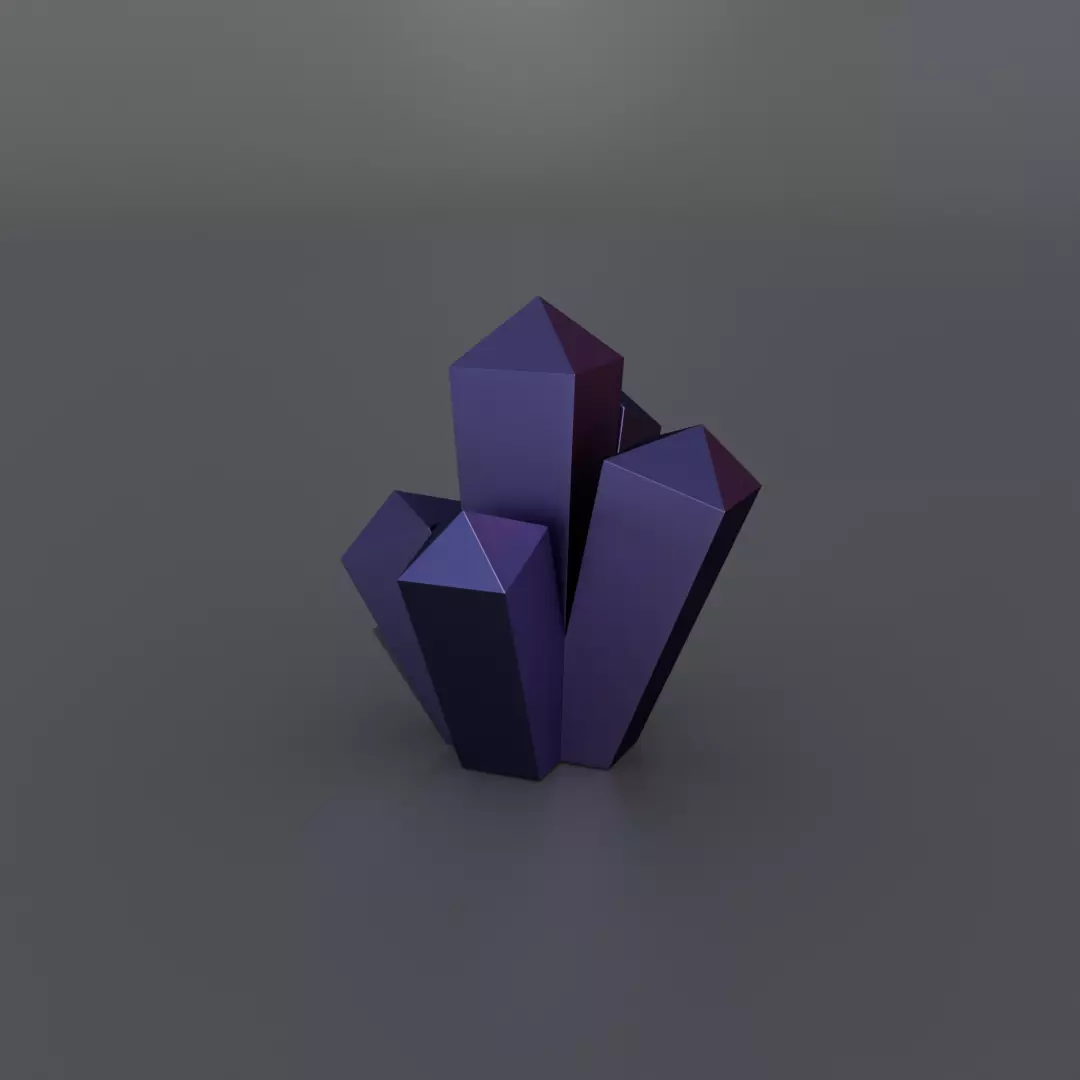 Lego-like Crystal 3D print model_7