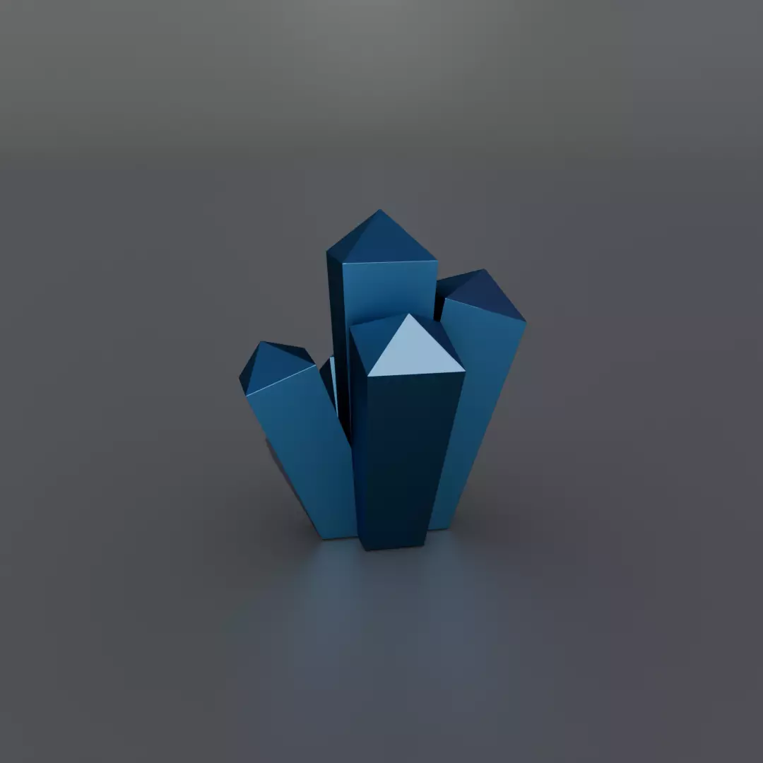 Lego-like Crystal 3D print model_6