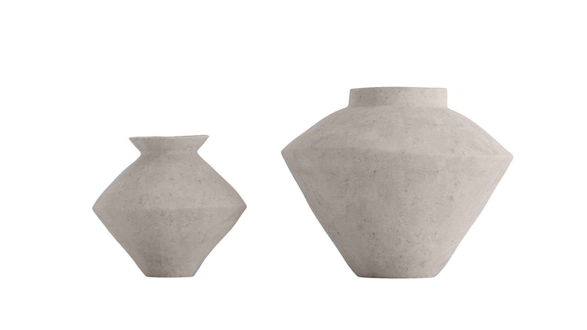 Nana White Vase 3D model_4