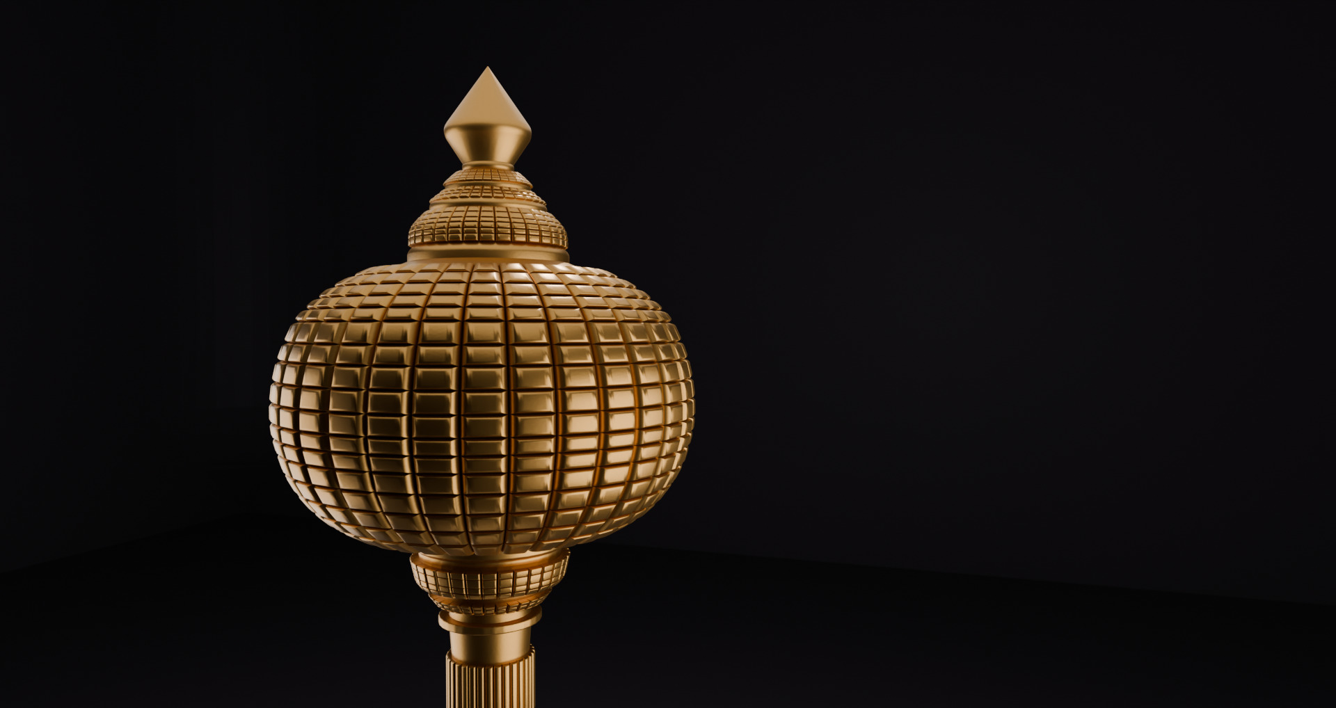 Royal Ornate War Mace  High-Detail 3D Model Low-poly 3D model_4