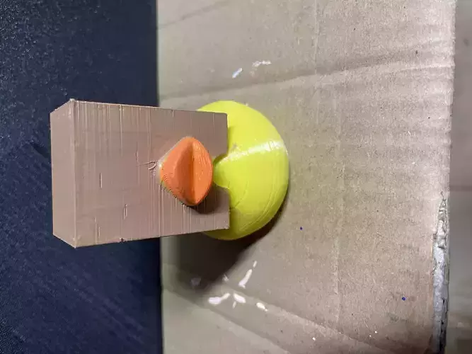 Duck with Paper bag over head 3D print model