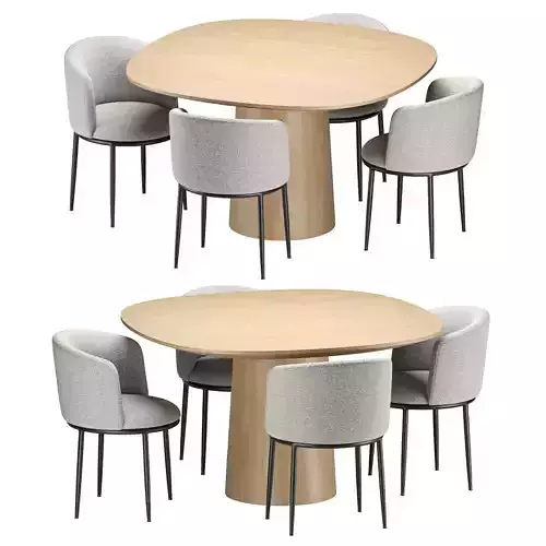 Dining Chair Filmore and Dining Table Motto