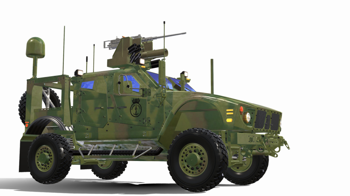 oshkosh matv mrap Low-poly 3D model_2