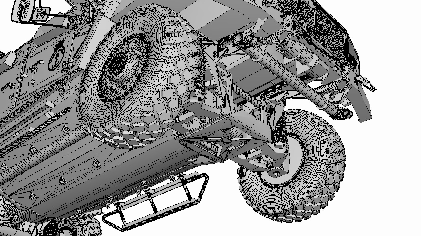 oshkosh matv mrap Low-poly 3D model_21