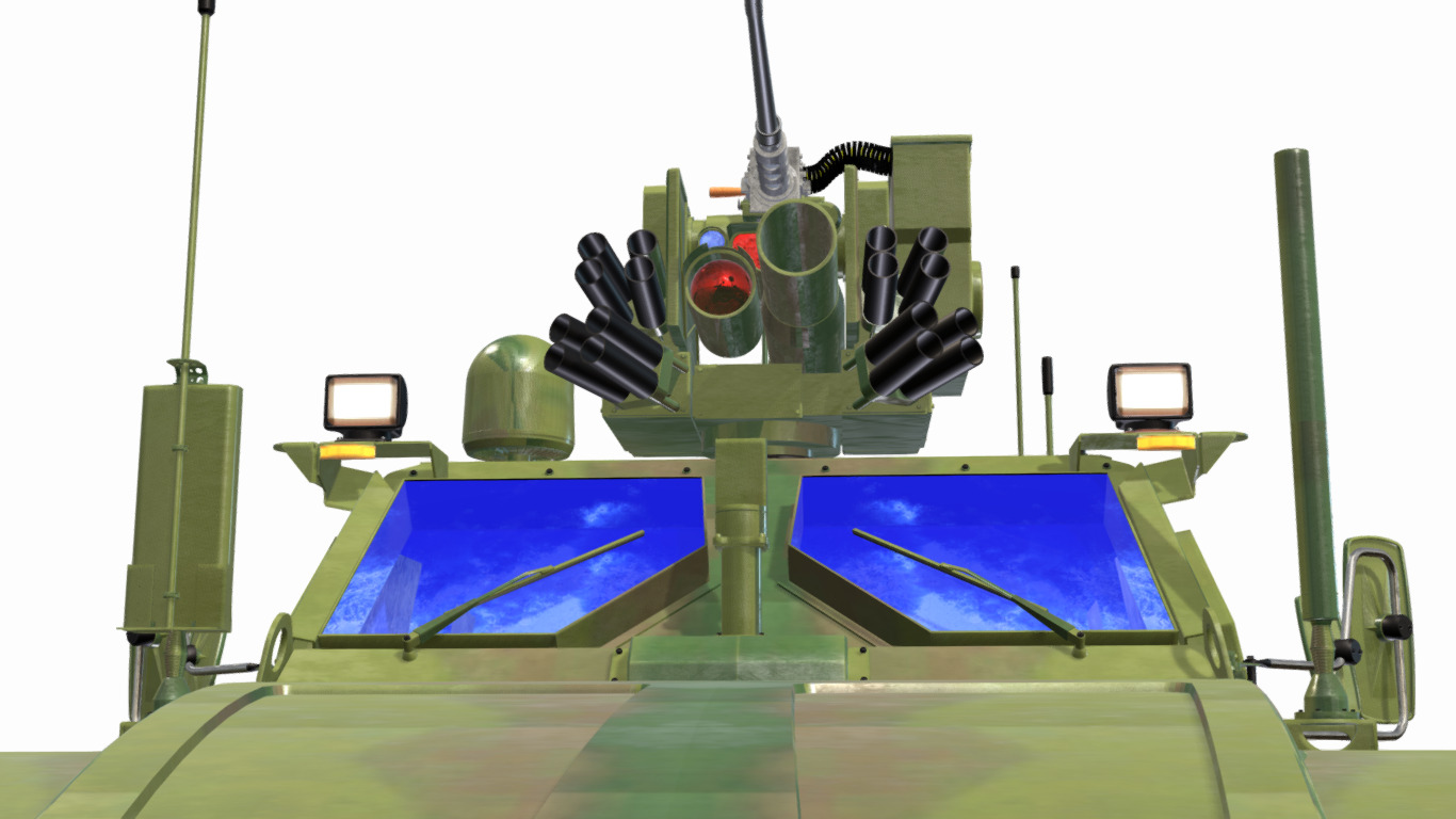 oshkosh matv mrap Low-poly 3D model_8