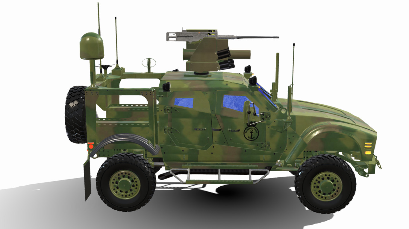 oshkosh matv mrap Low-poly 3D model_4