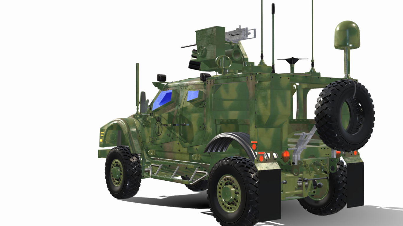 oshkosh matv mrap Low-poly 3D model_7