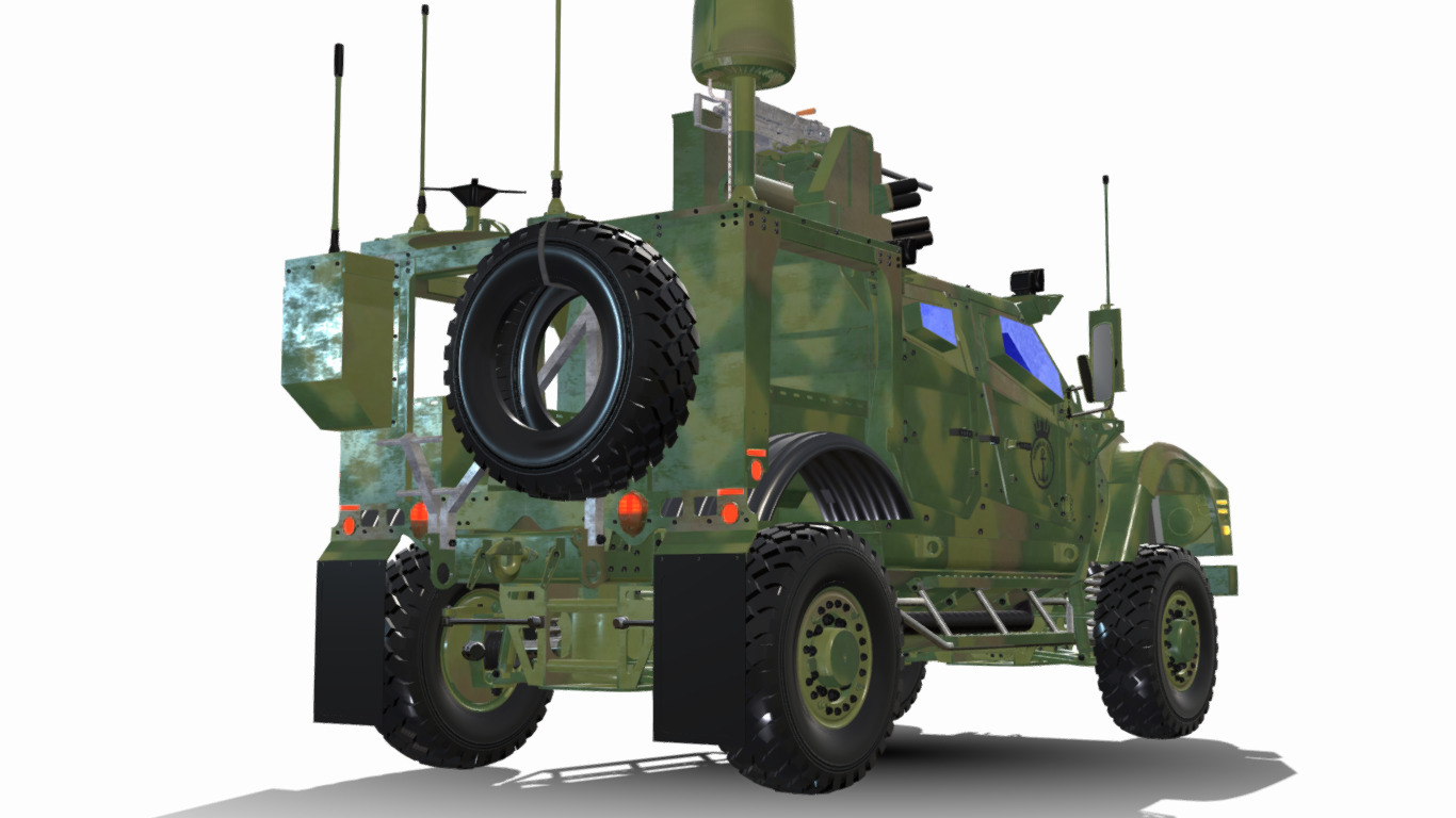 oshkosh matv mrap Low-poly 3D model_5