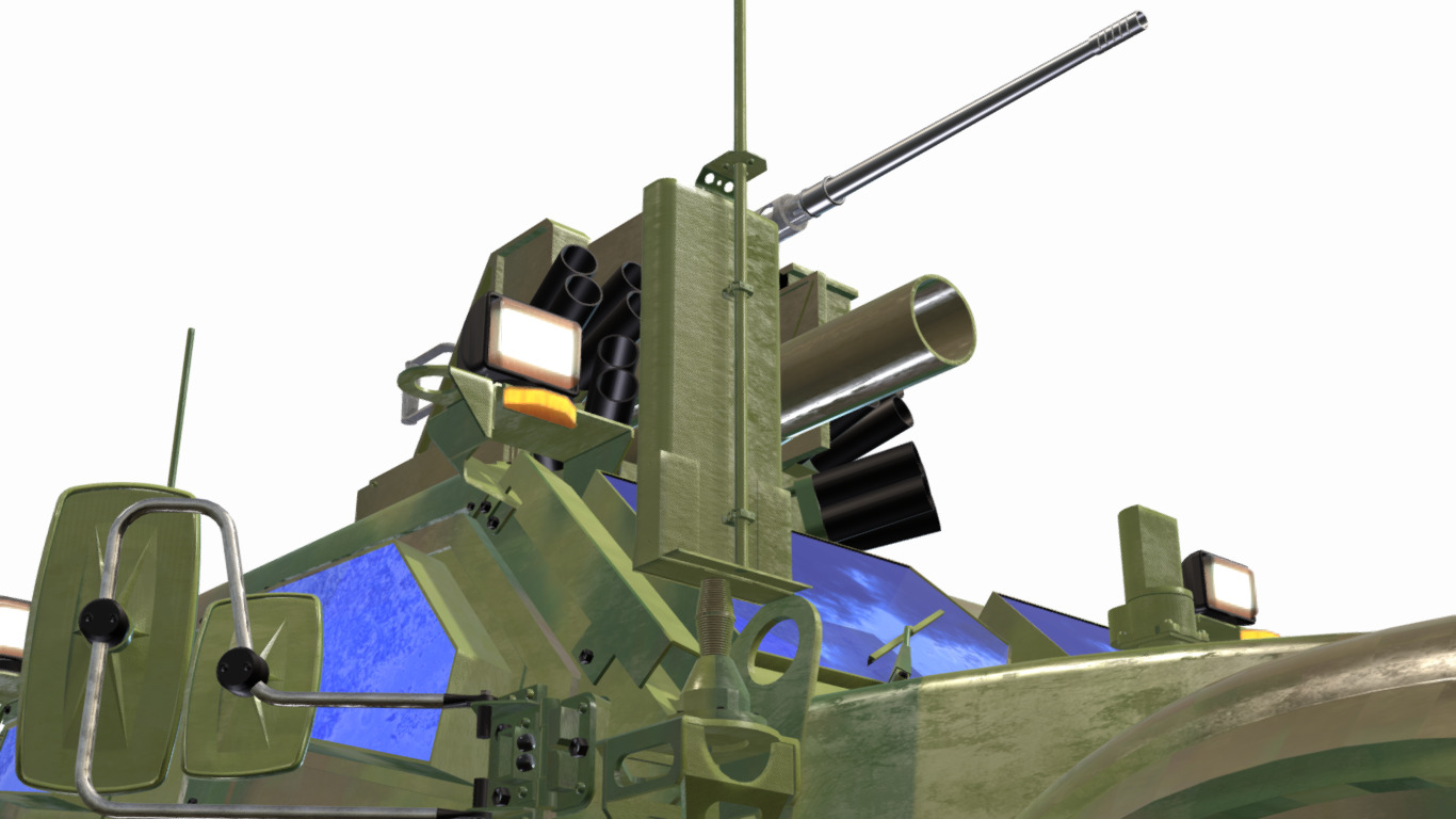 oshkosh matv mrap Low-poly 3D model_11