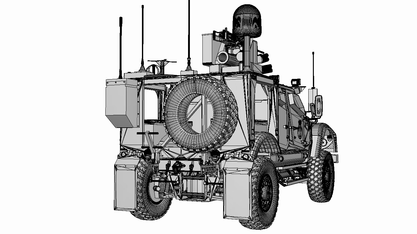 oshkosh matv mrap Low-poly 3D model_17