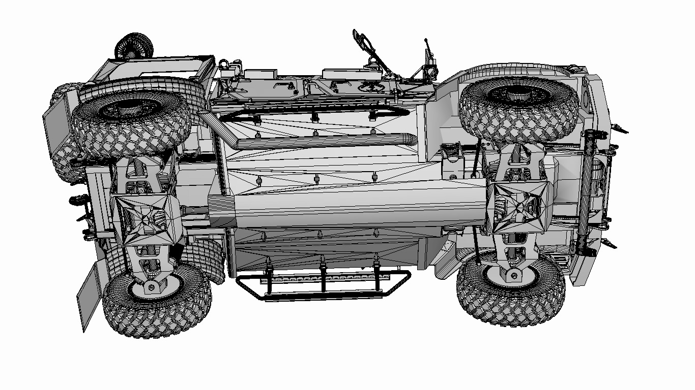 oshkosh matv mrap Low-poly 3D model_20