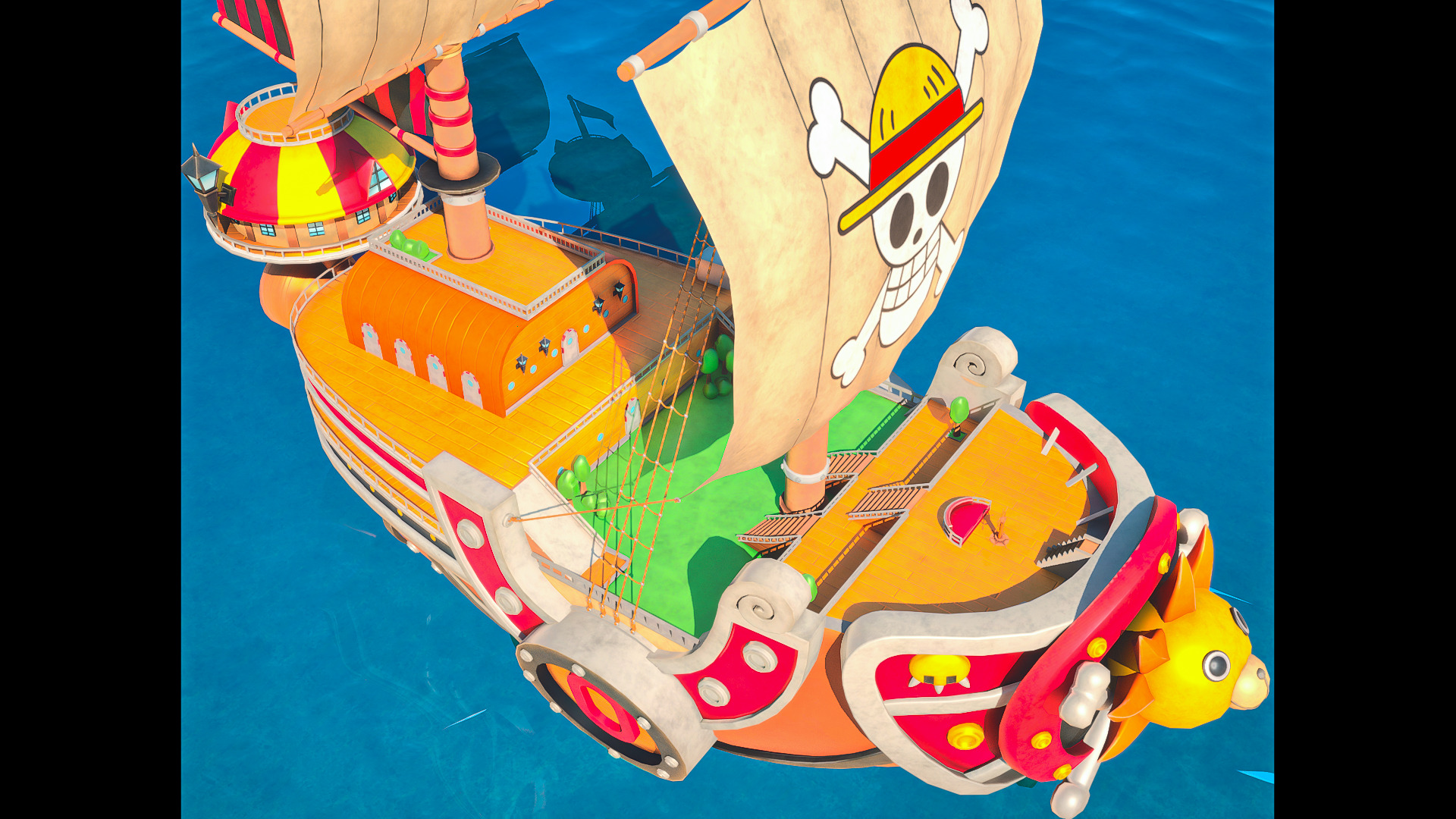 Thousand Sunny - One Piece Low-poly 3D model_6
