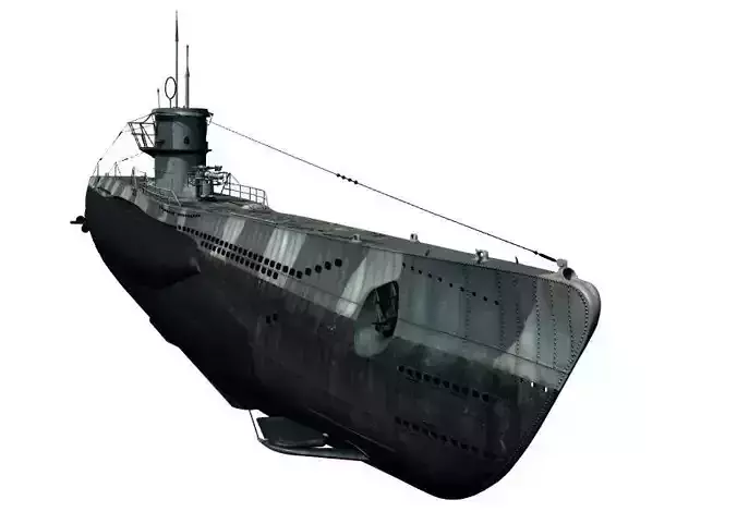 Type VIIc U-Boat 3D model