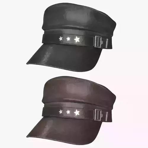 Baker Cap Leather