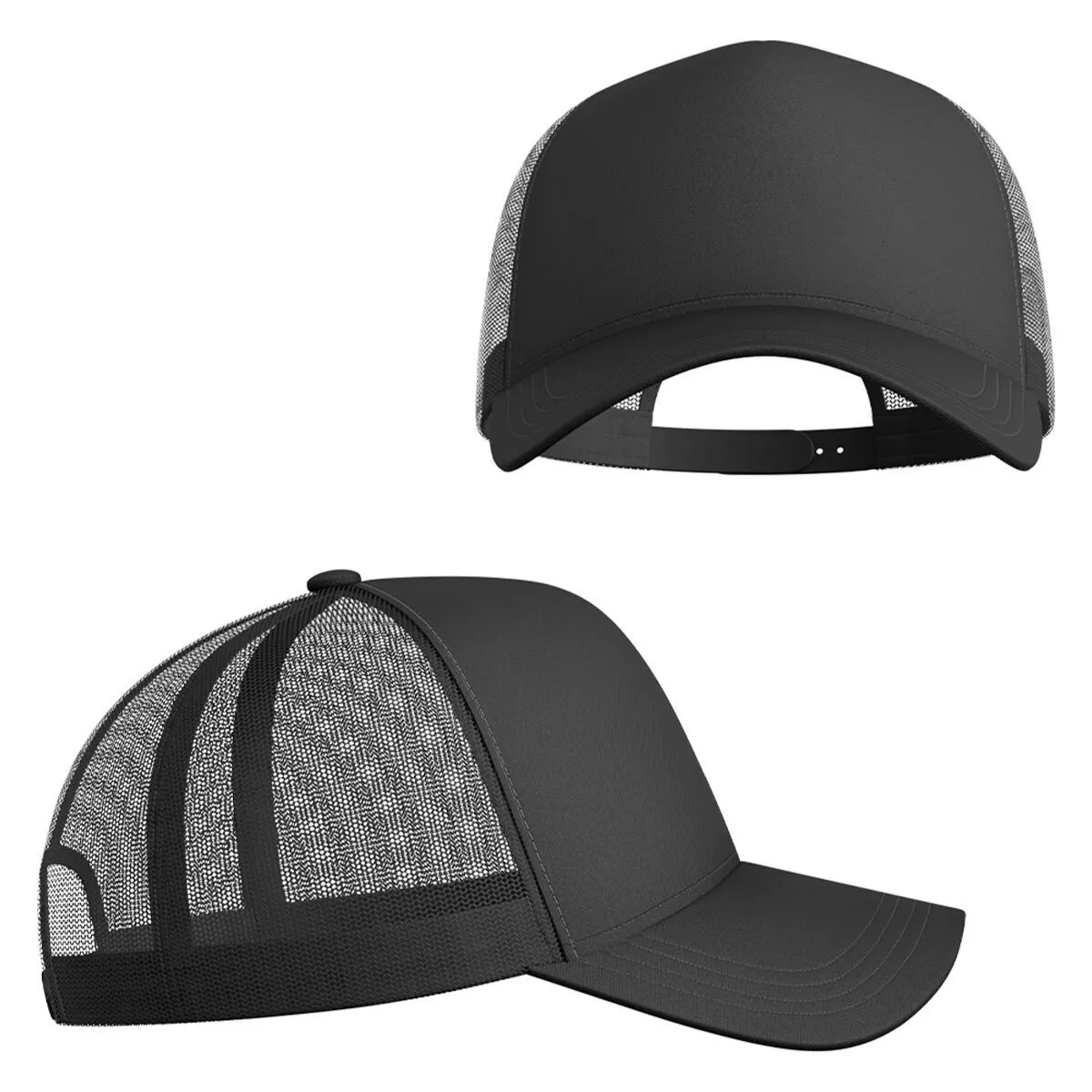 Baseball Cap Trucker 01 Low-poly 3D model