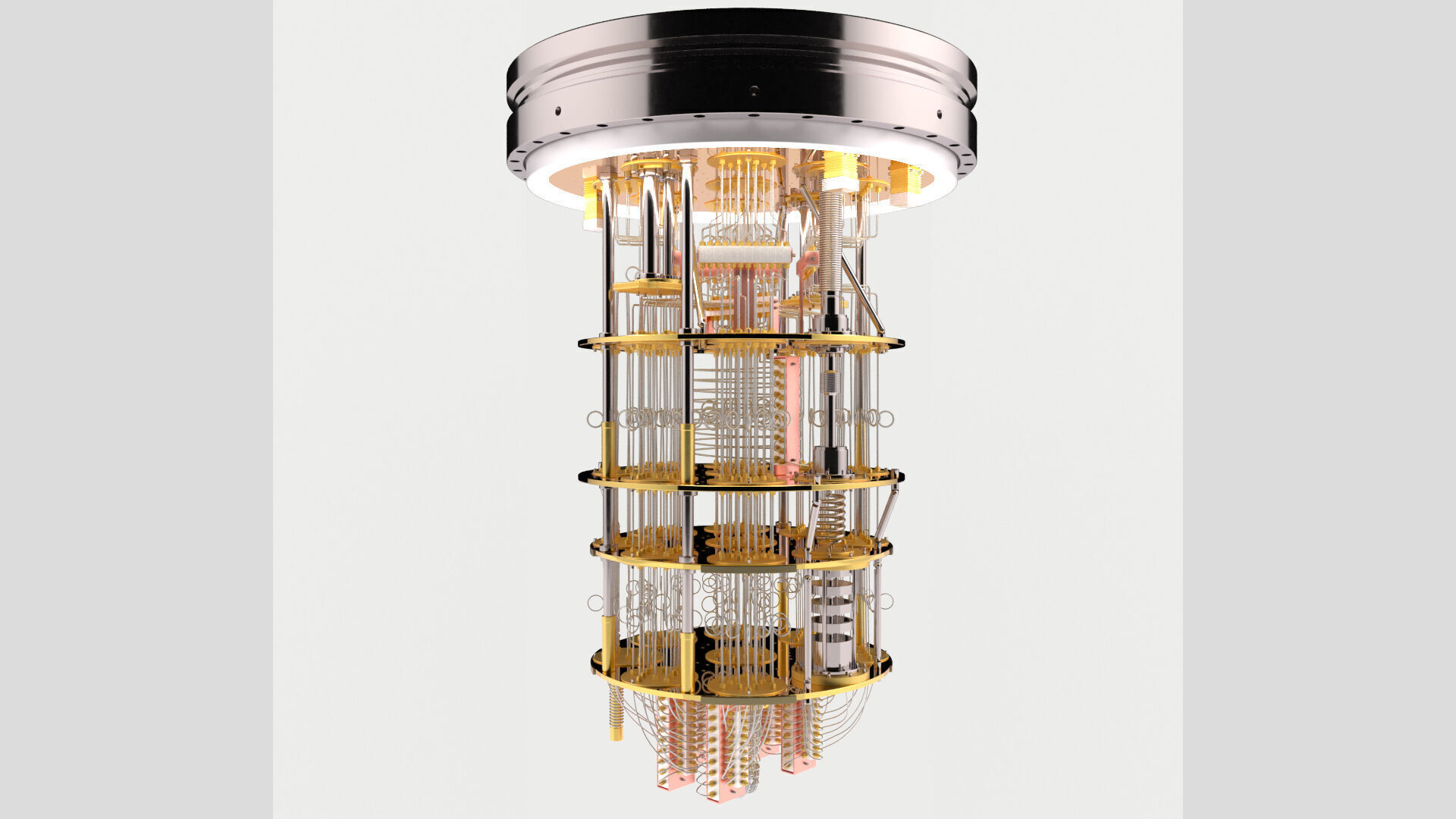 Quantum Computer 3D model_2