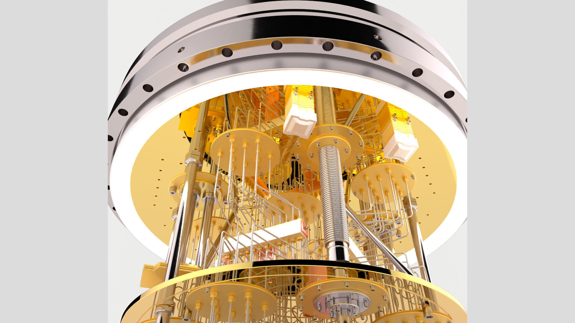 Quantum Computer 3D model_11