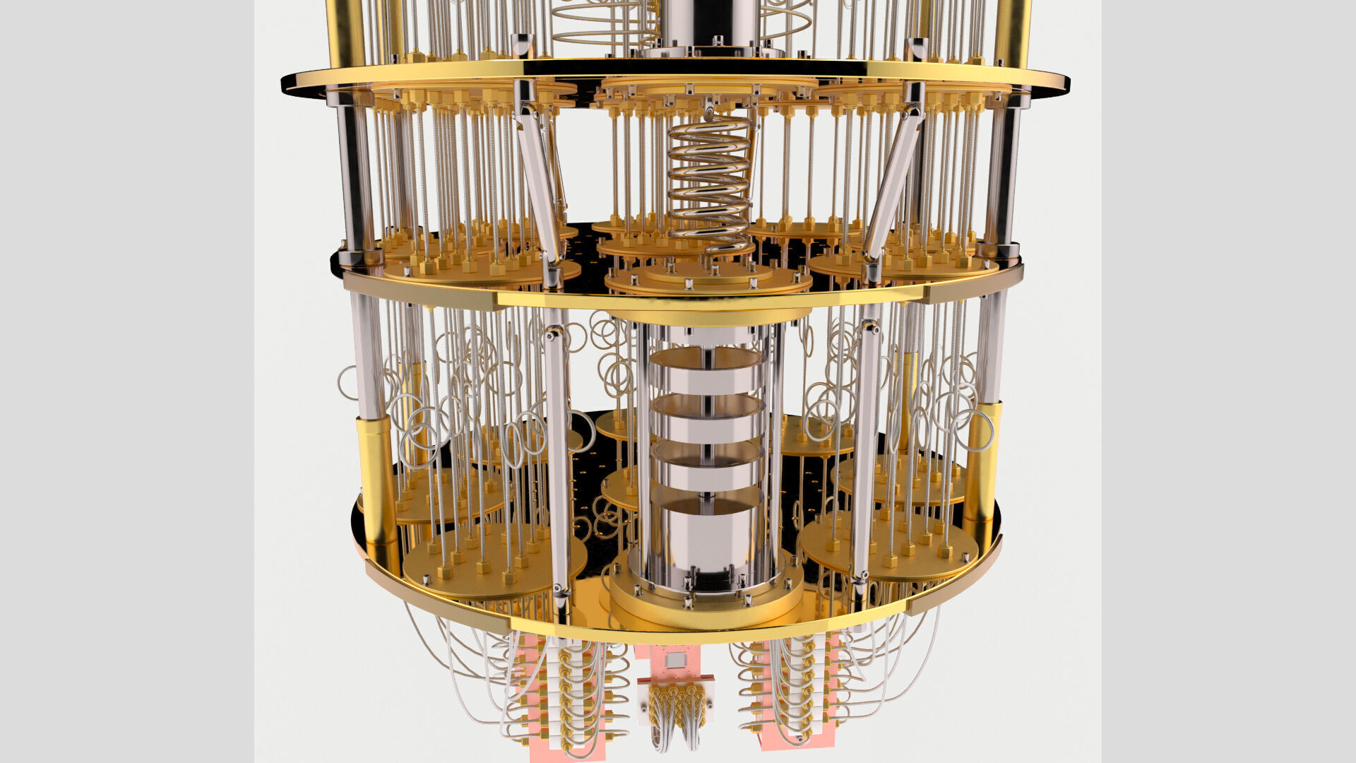 Quantum Computer 3D model_8
