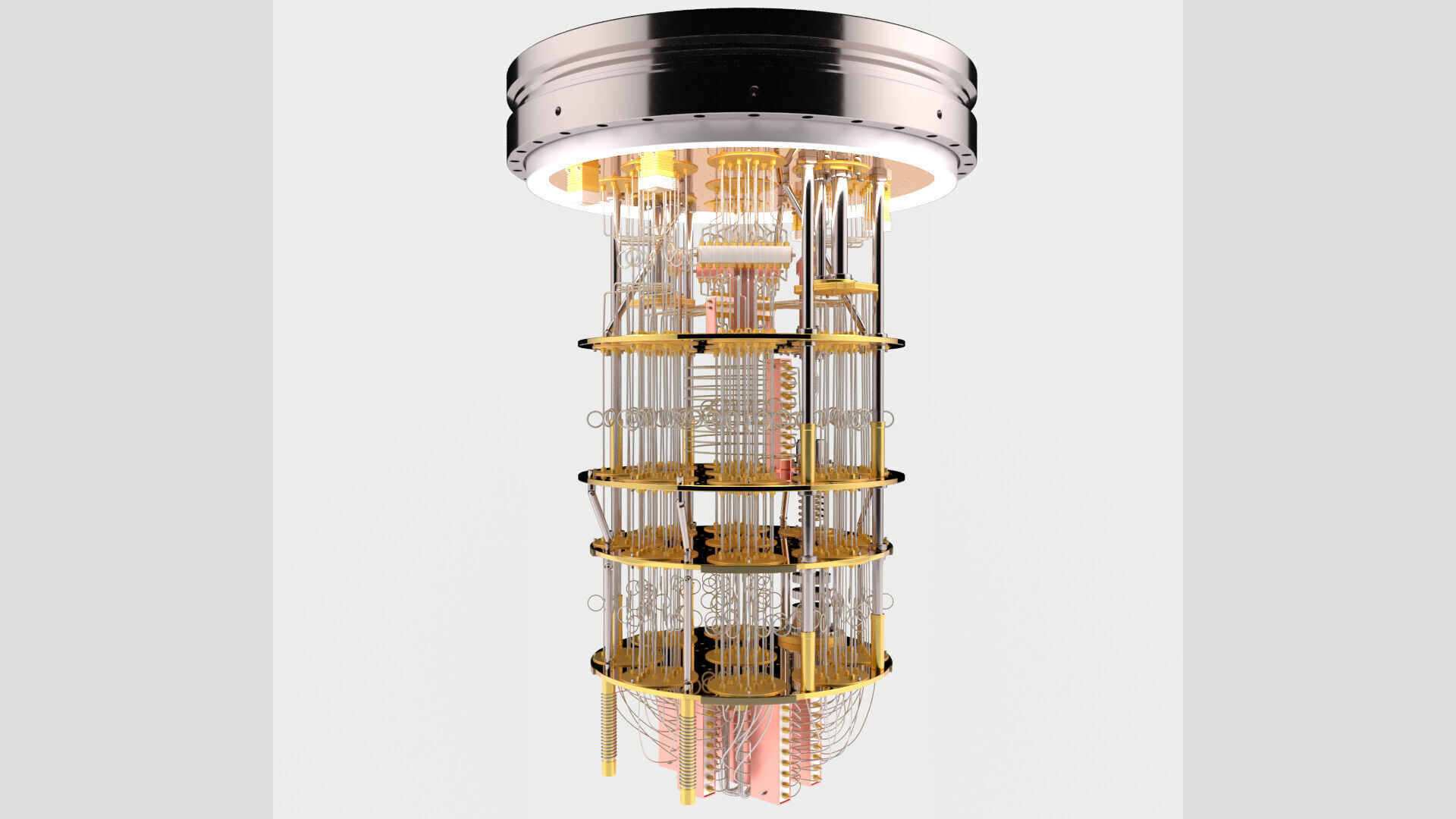 Quantum Computer 3D model_4