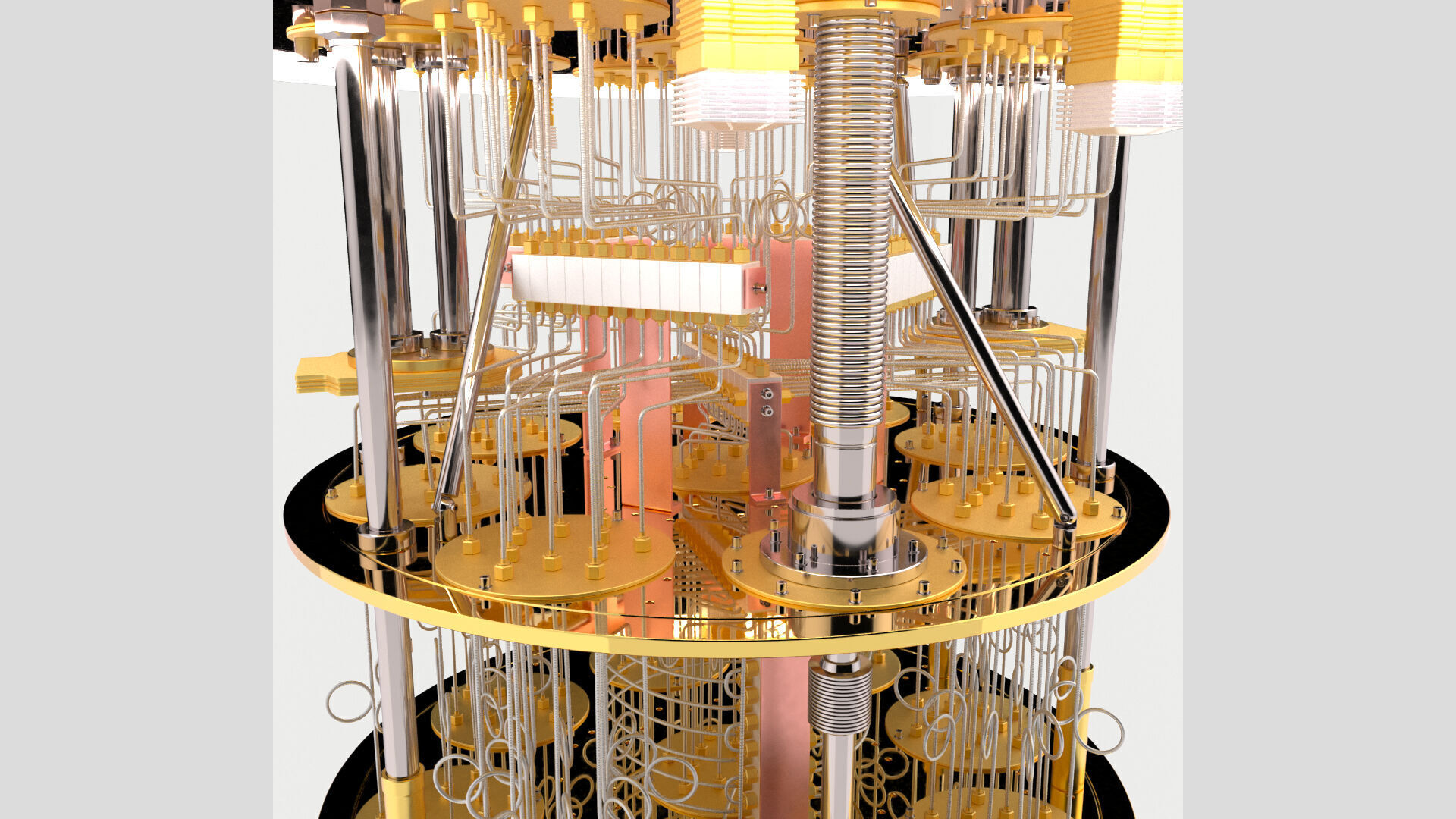 Quantum Computer 3D model_10