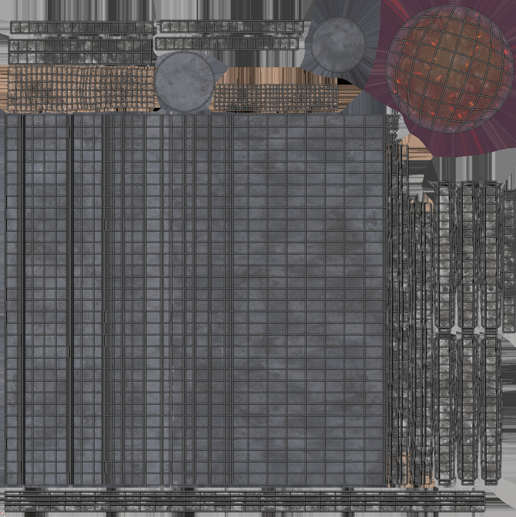 Fantasy cauldron Low-poly 3D model_11