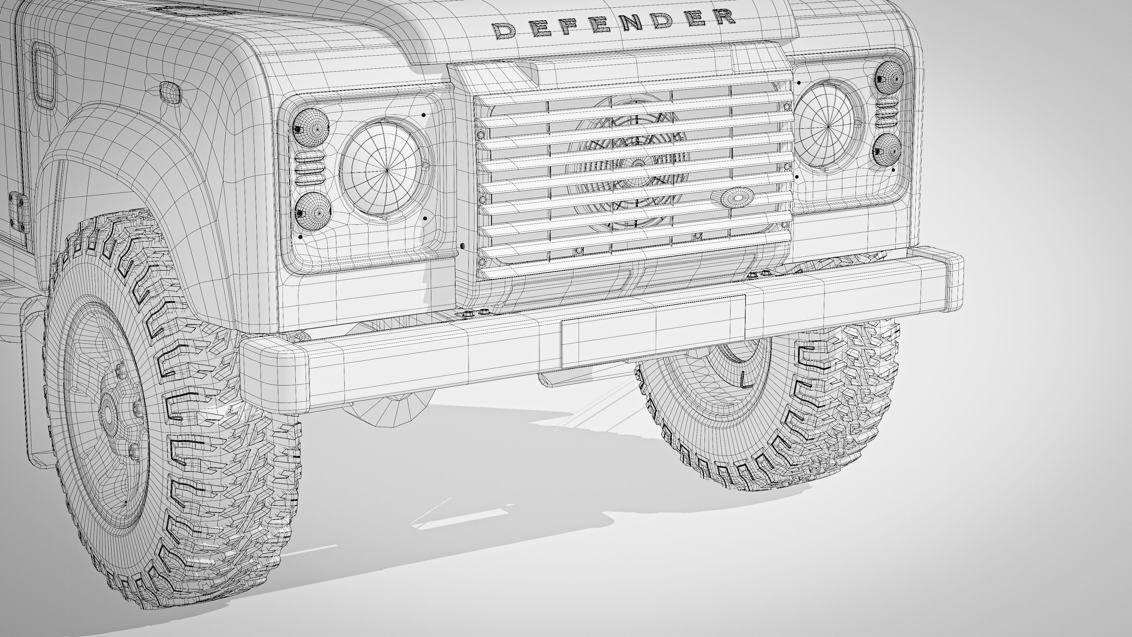 Land Rover Defender 90 Station Wagon 2012 3D model_32