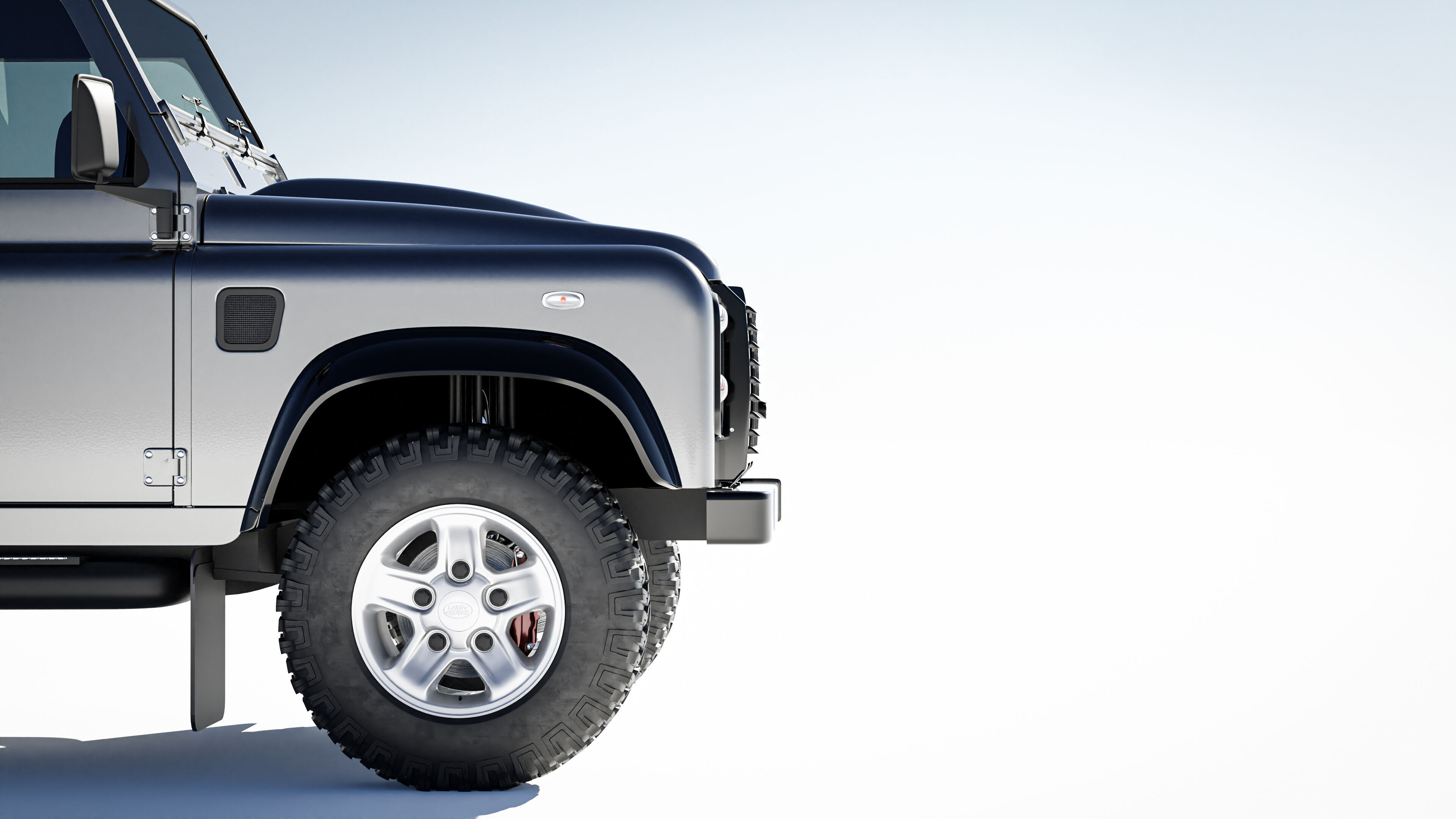 Land Rover Defender 90 Station Wagon 2012 3D model_11