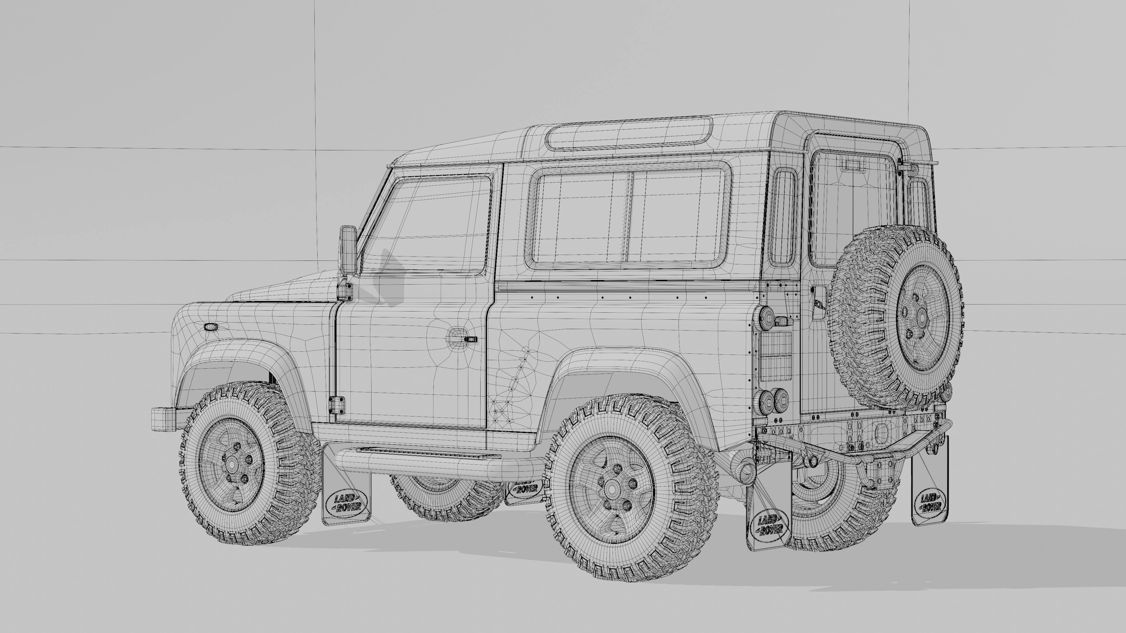 Land Rover Defender 90 Station Wagon 2012 3D model_39