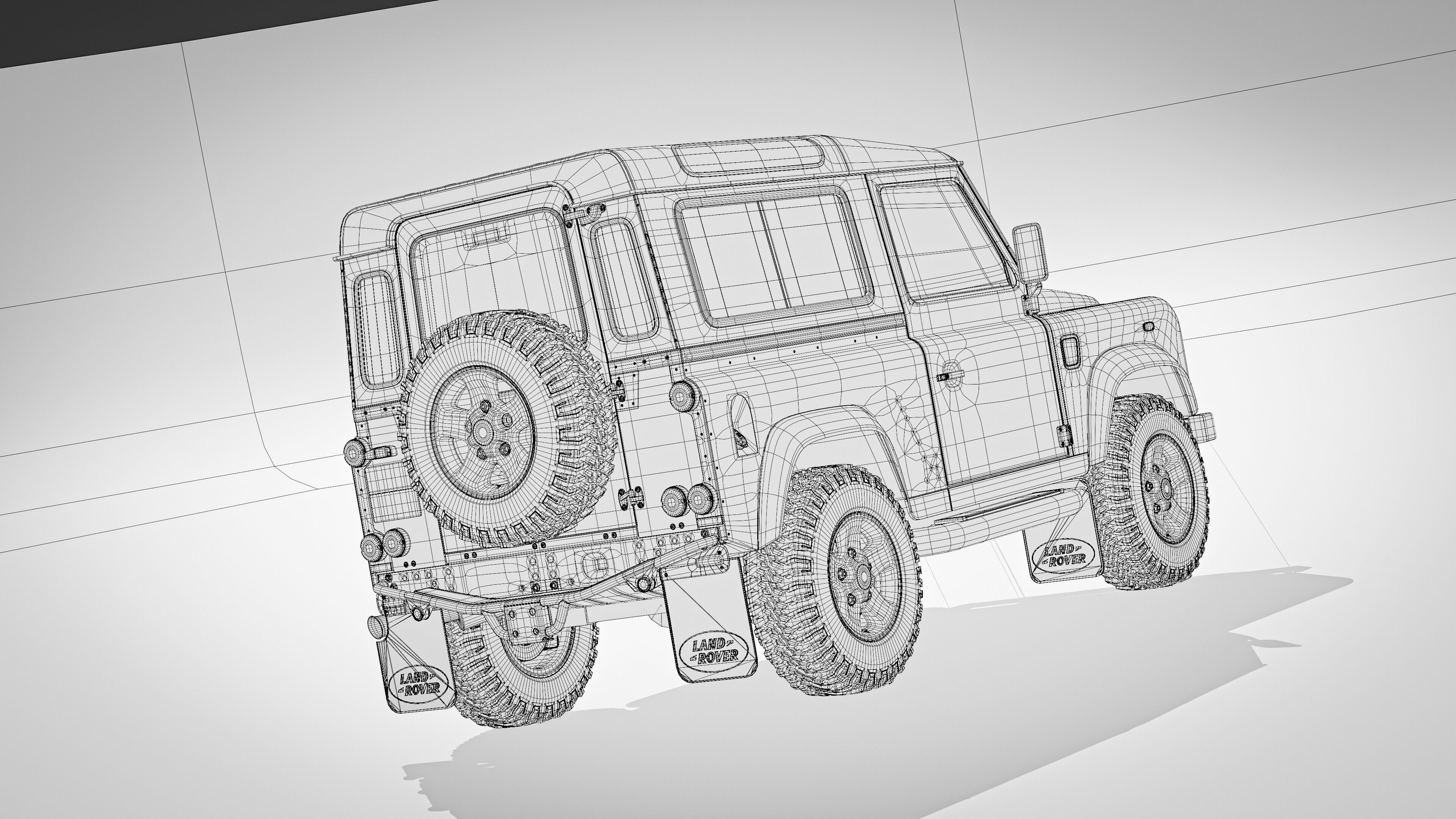 Land Rover Defender 90 Station Wagon 2012 3D model_29