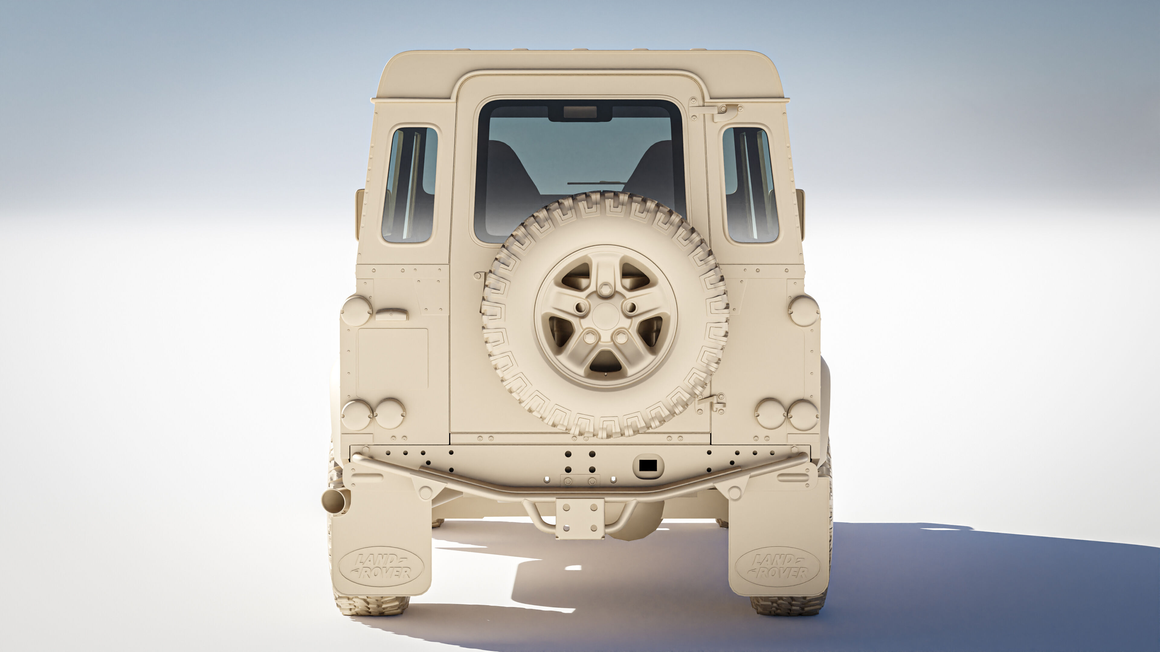 Land Rover Defender 90 Station Wagon 2012 3D model_22