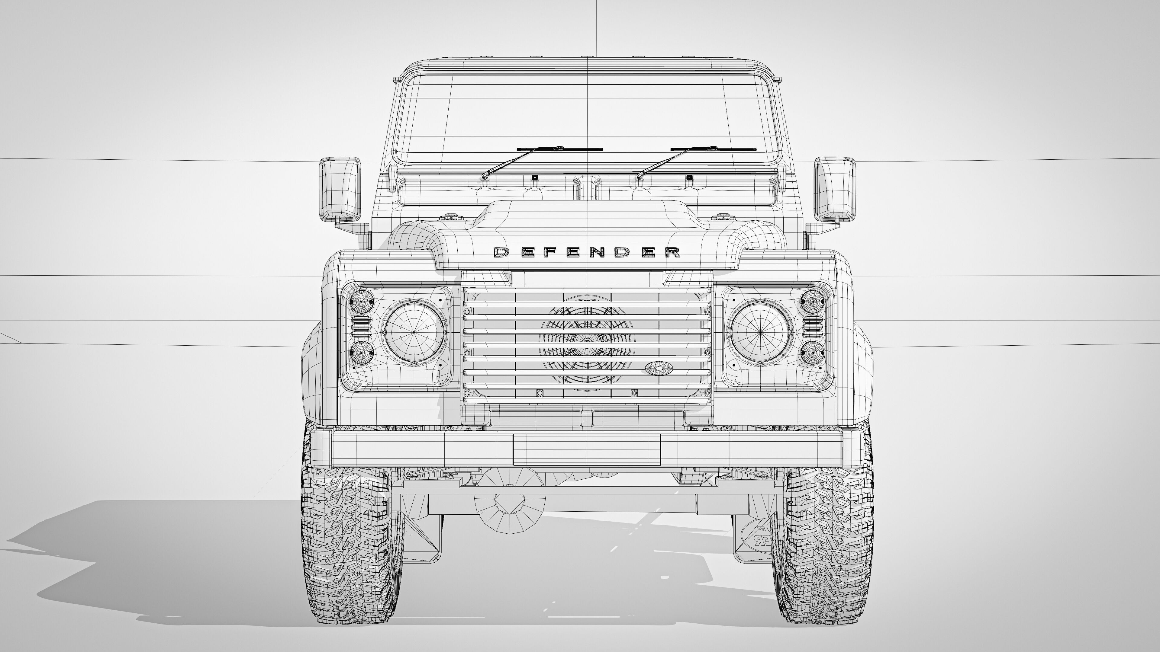 Land Rover Defender 90 Station Wagon 2012 3D model_34