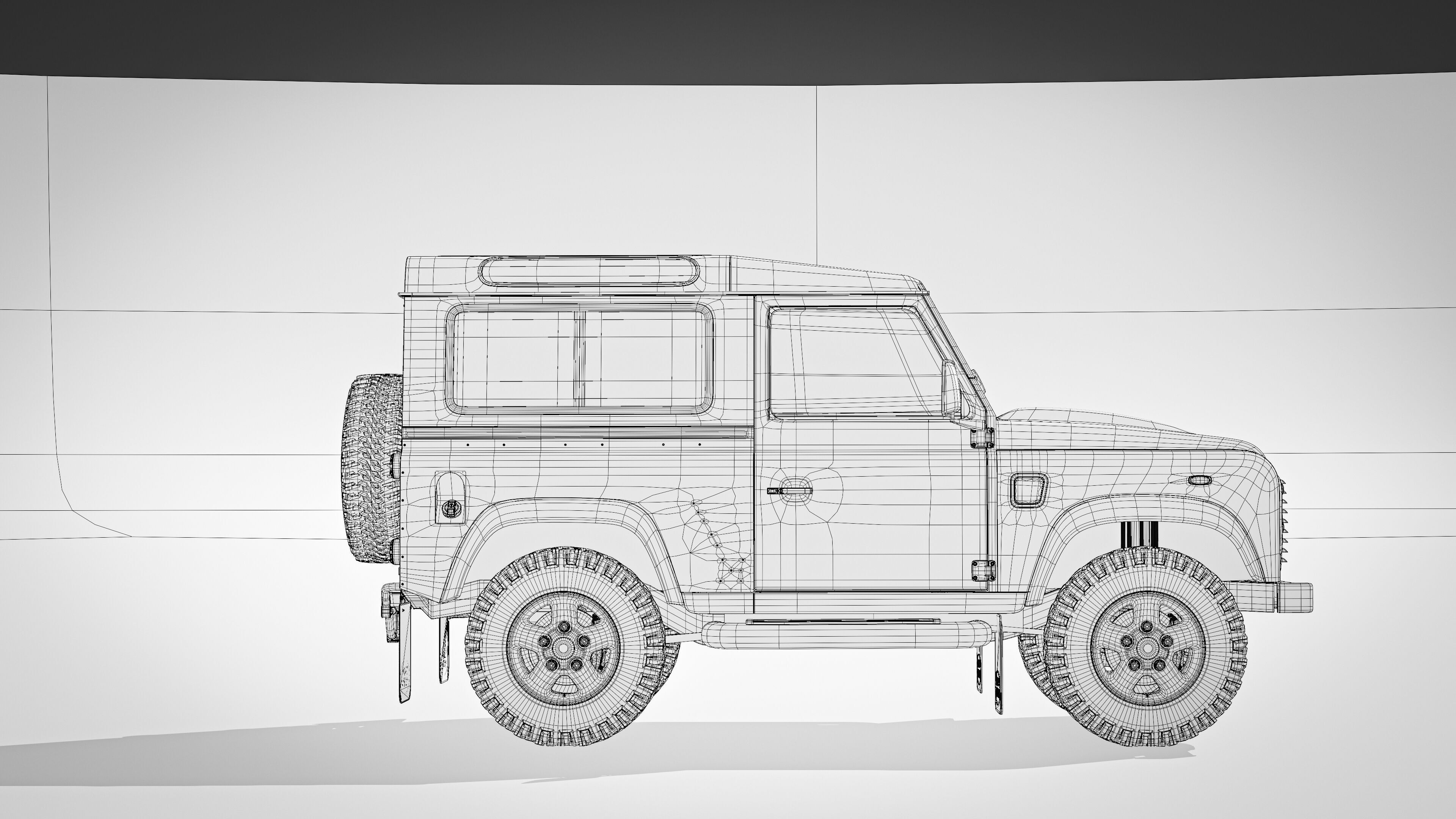 Land Rover Defender 90 Station Wagon 2012 3D model_31