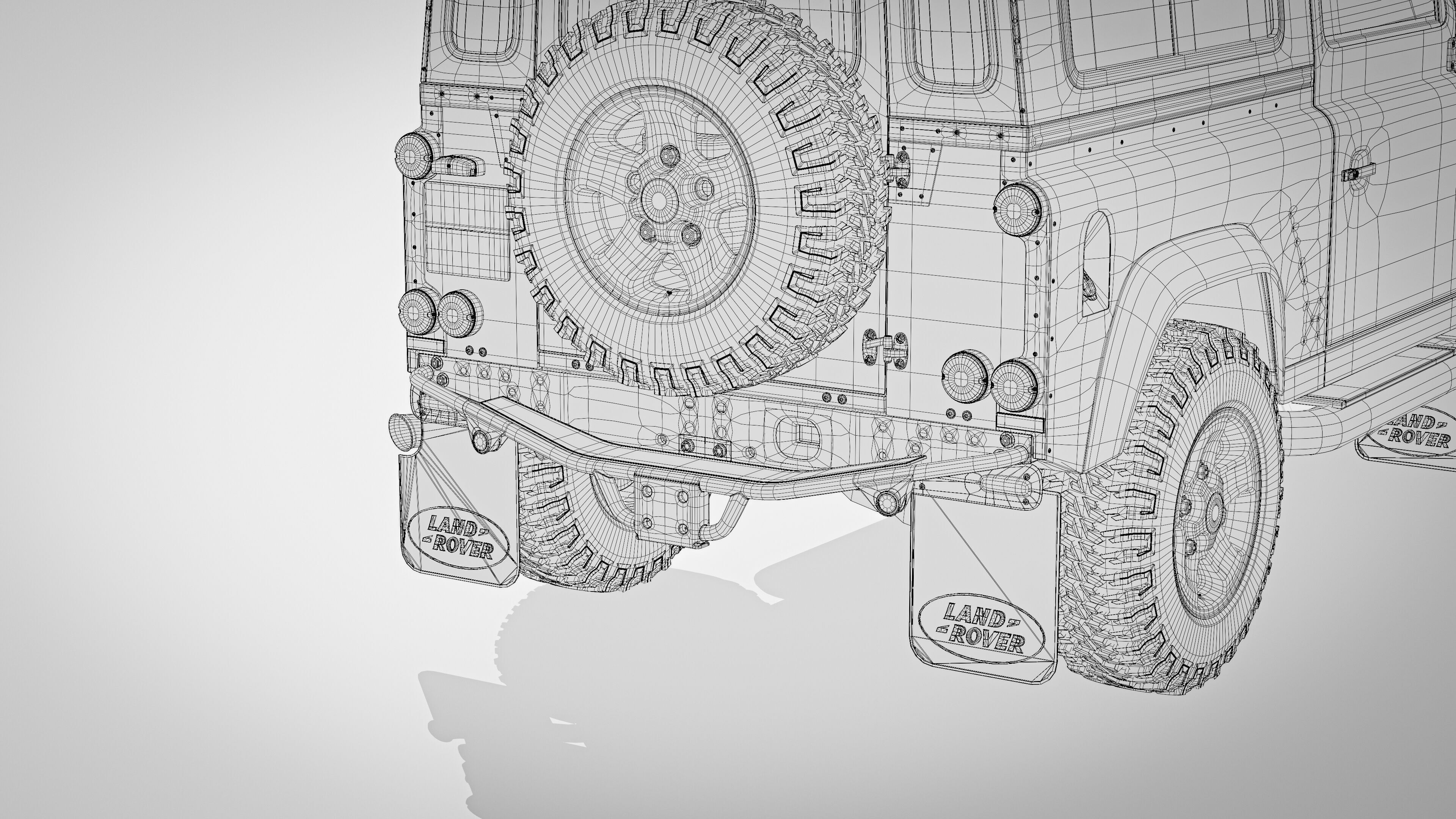 Land Rover Defender 90 Station Wagon 2012 3D model_33