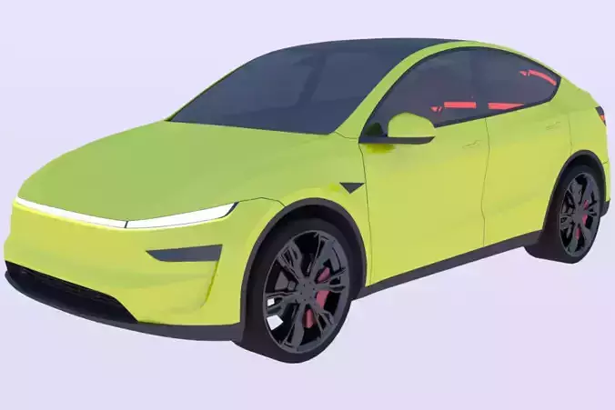 Tesla Juniper 2025 exterior stylized