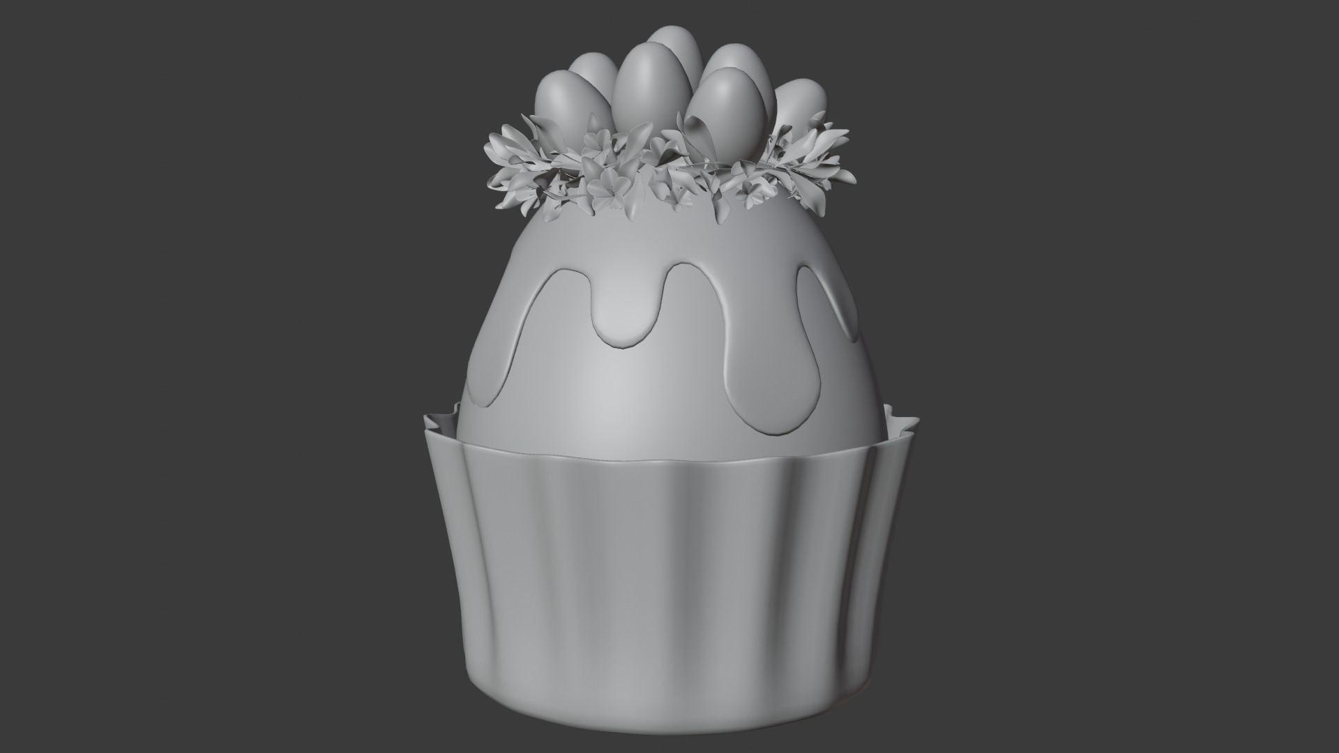 Easter Eggs Holiday Decoration 3D model_8