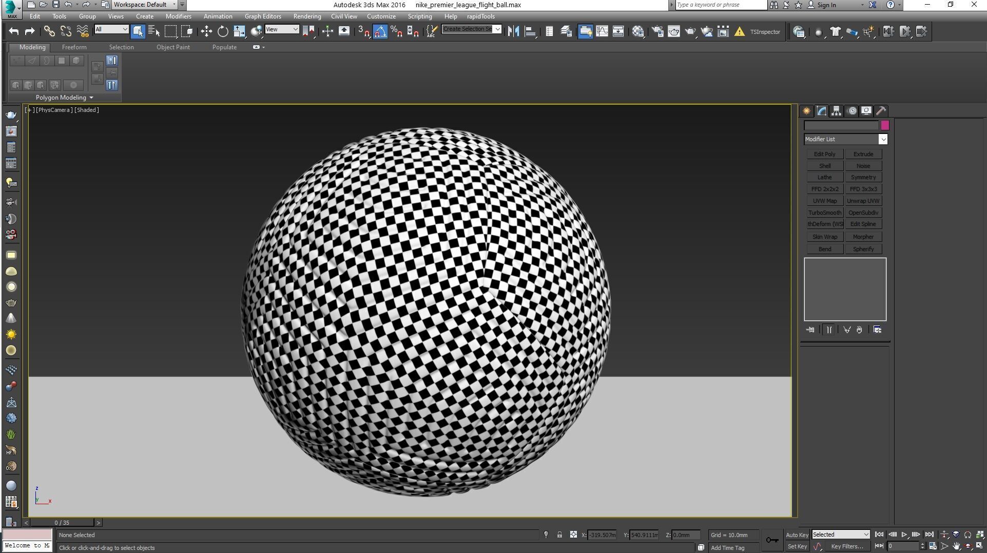 Nike EPL Flight Ball 3D model_11