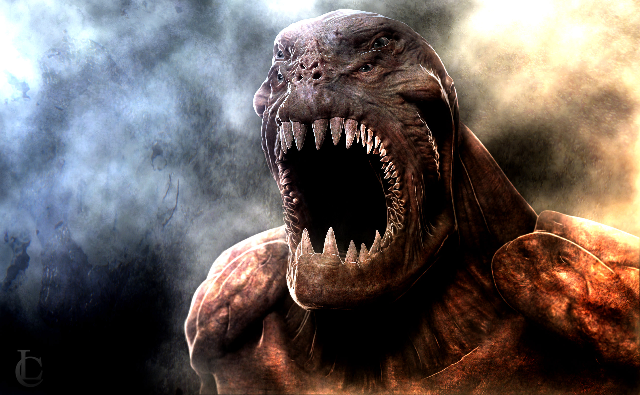 Cracken monster 3D model_1