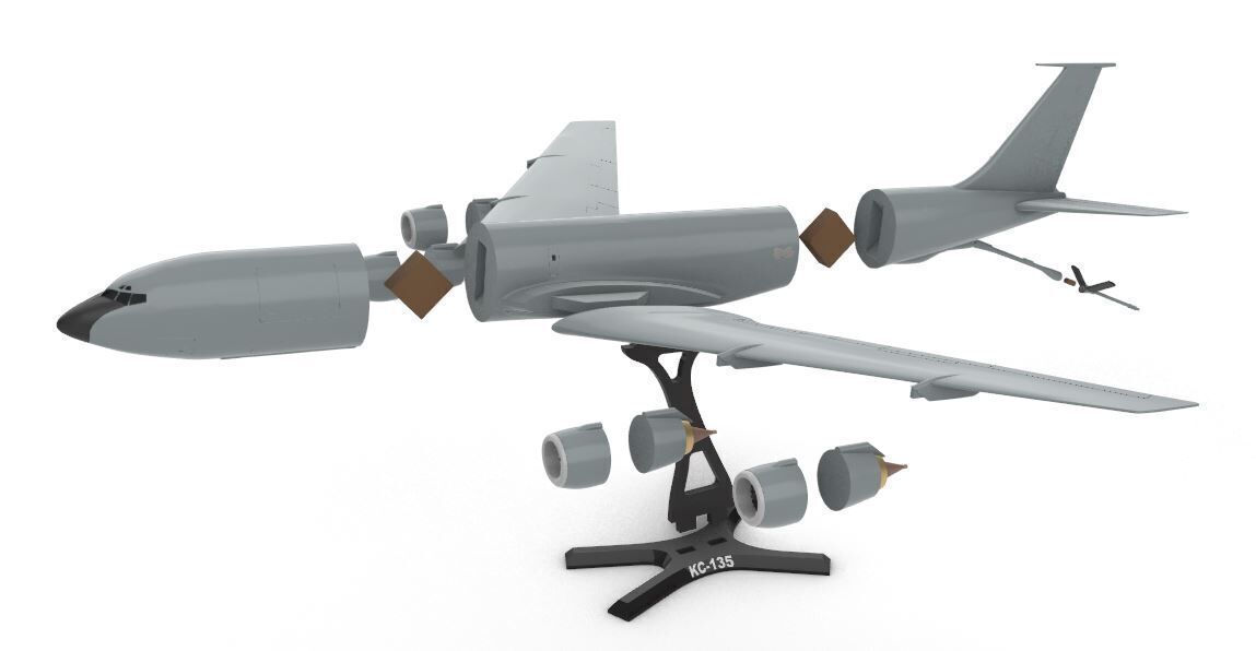 KC-135   3D print model_12