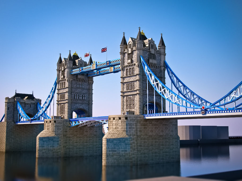 Tower Bridge  3D model_3