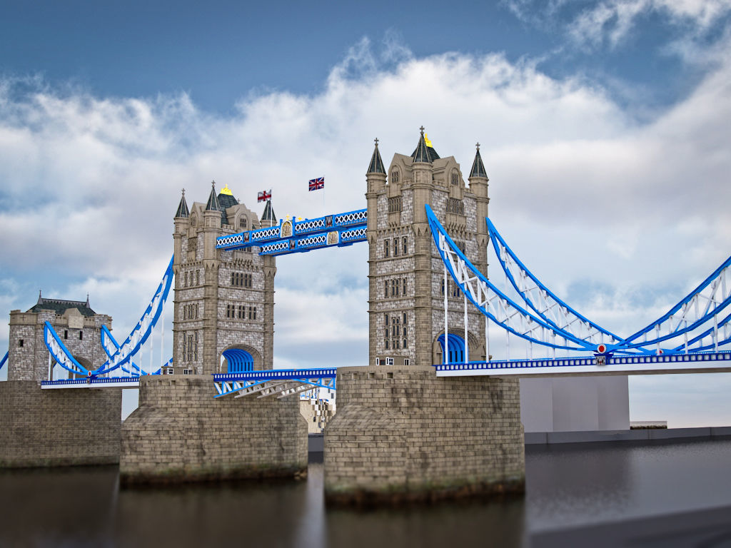 Tower Bridge  3D model_4
